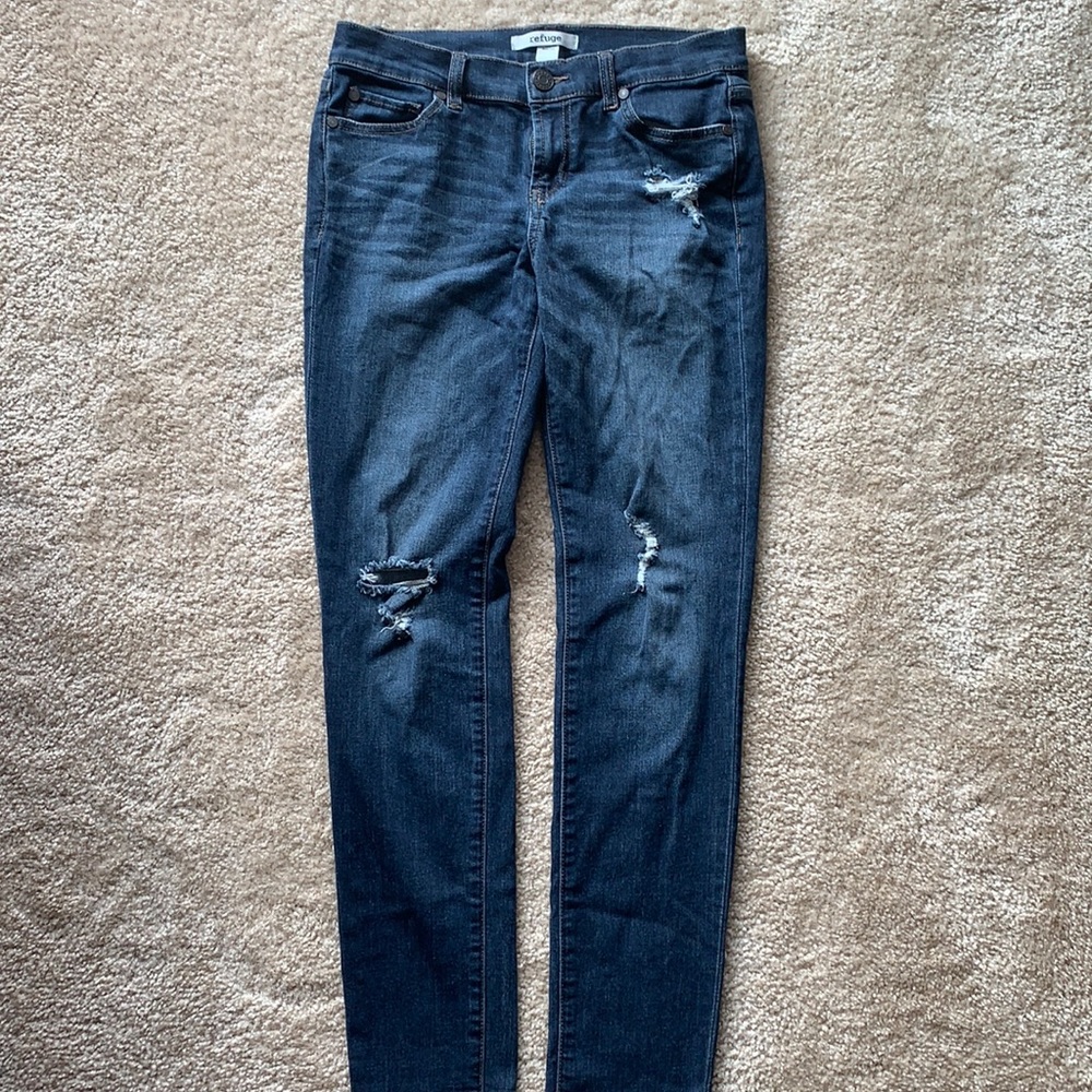 Charlotte Russe Refuge Women’s Distressed Denim, 4
